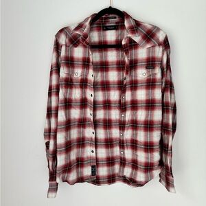Lucky Brand classic fit flannel, size small